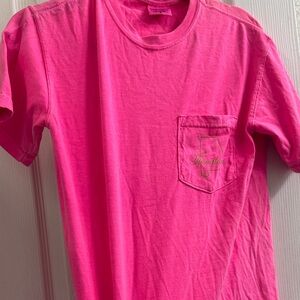 Women’s  Pink T-Shirt with Pocket UA comfort color